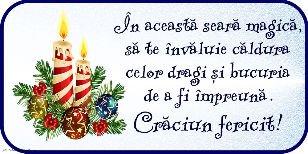 Imagini cu urări de Ajunul Crăciunului: Aranjamente de Crăciun