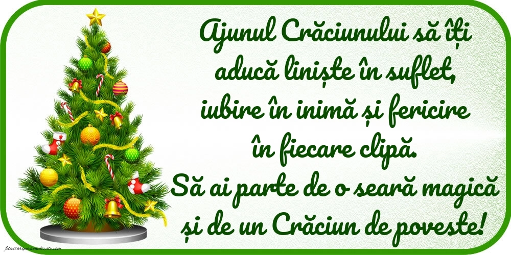 Imagini cu urări de Ajunul Crăciunului: Aranjamente de Crăciun