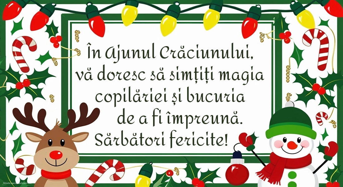 Imagini cu urări de Ajunul Crăciunului: Aranjamente de Crăciun
