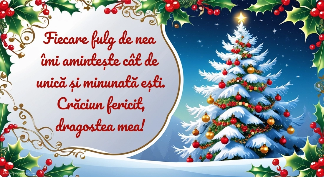 Imagini de Crăciun pentru Iubită: Brad de Crăciun