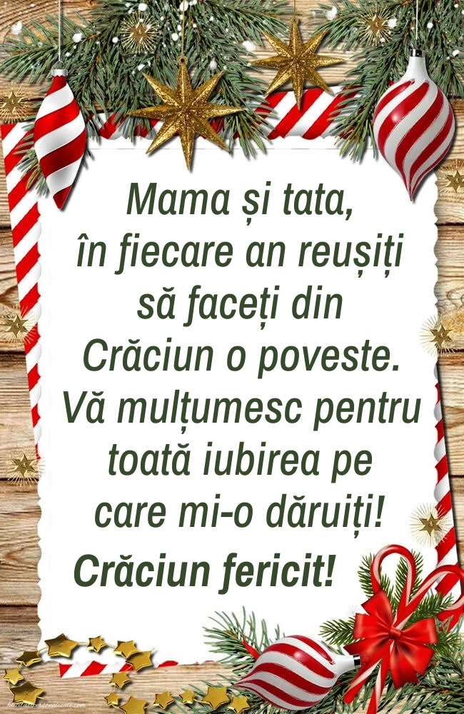 Felicitări cu imagini de Crăciun pentru părinți: Aranjamente de Crăciun