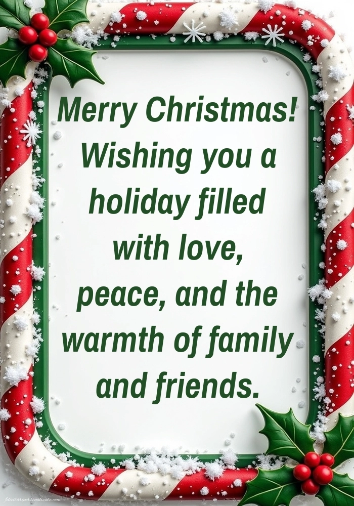 Poze cu CRĂCIUN FERICIT în Engleză: Aranjamente de Crăciun