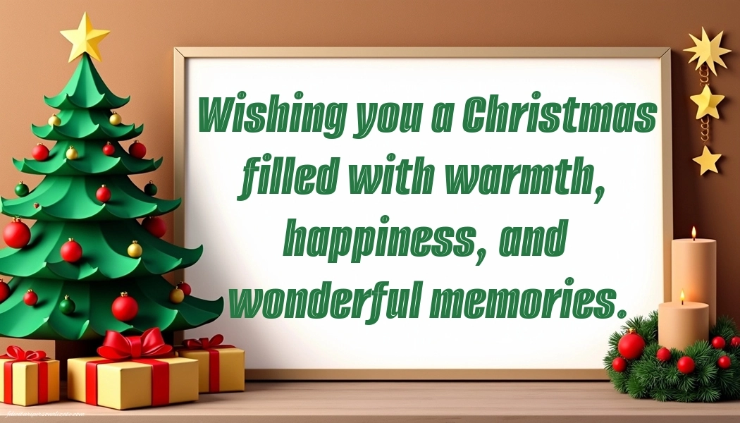 Imagini cu Felicitări de Crăciun în limba Engleză: Brad de Crăciun