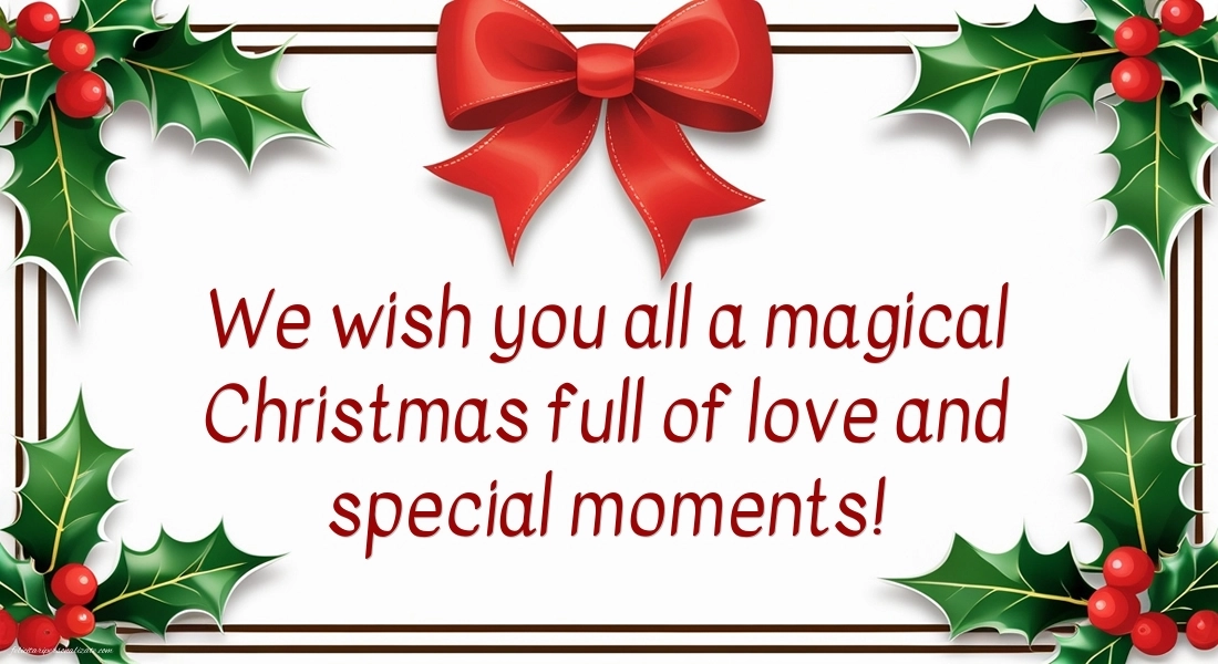 Imagini cu Felicitări de Crăciun în limba Engleză: Aranjamente de Crăciun