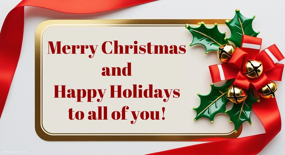 Imagini cu Felicitări de Crăciun în limba Engleză: Aranjamente de Crăciun