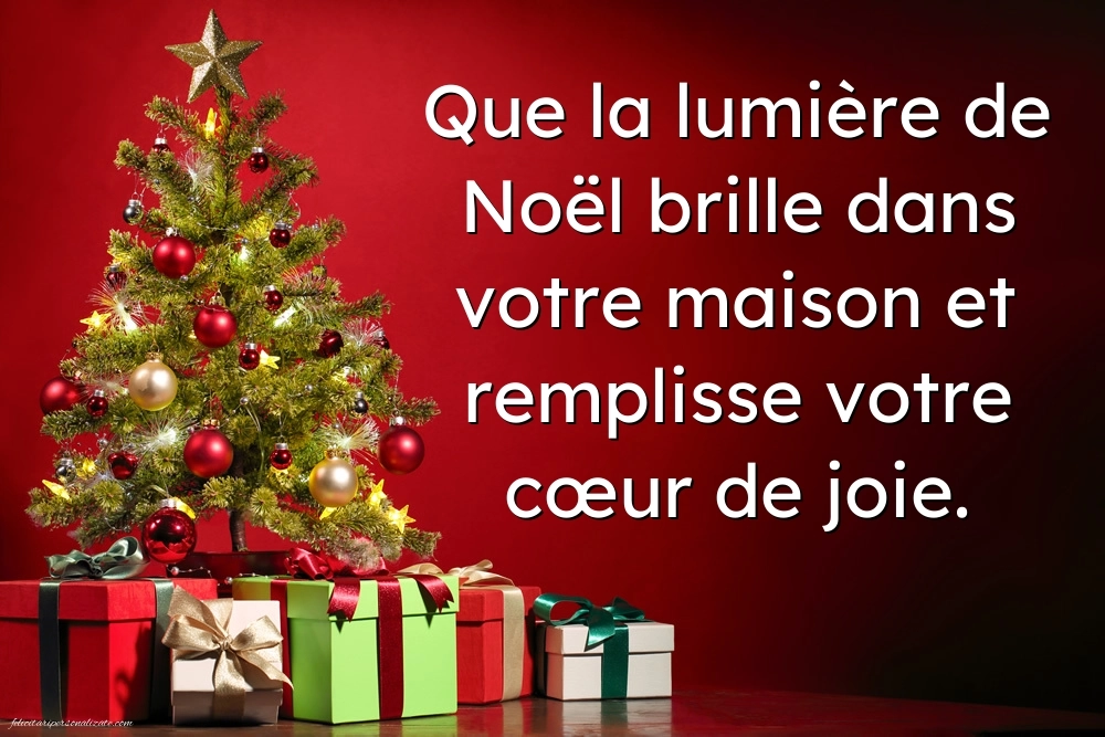 Imagini cu Felicitări de Crăciun în limba Franceză: Aranjamente de Crăciun