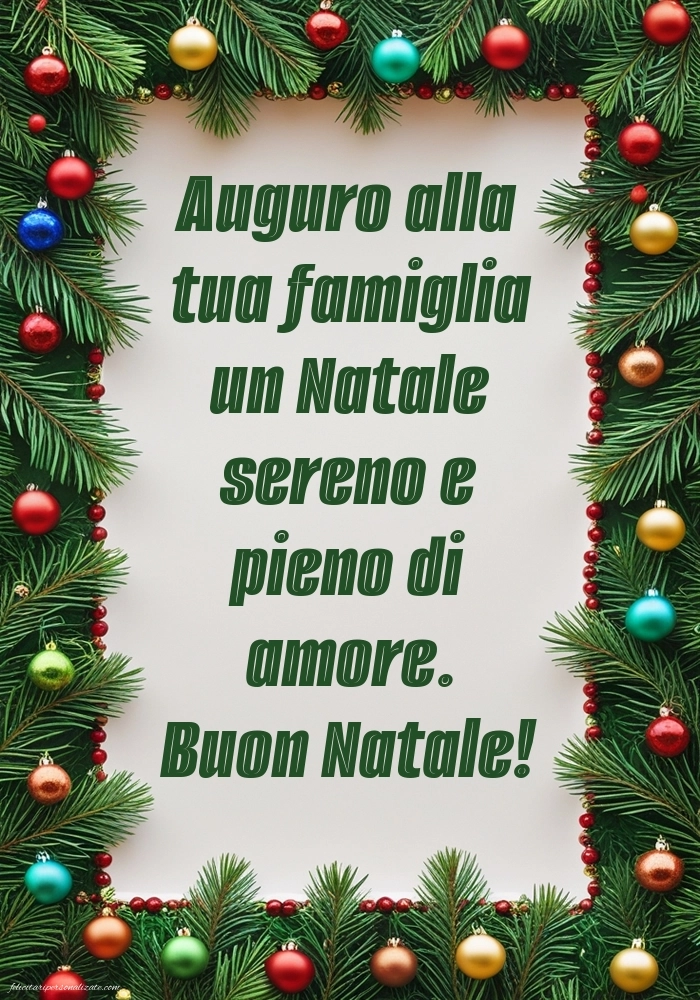 Imagini cu Felicitări de Crăciun în limba Italiană: Globuri de Crăciun