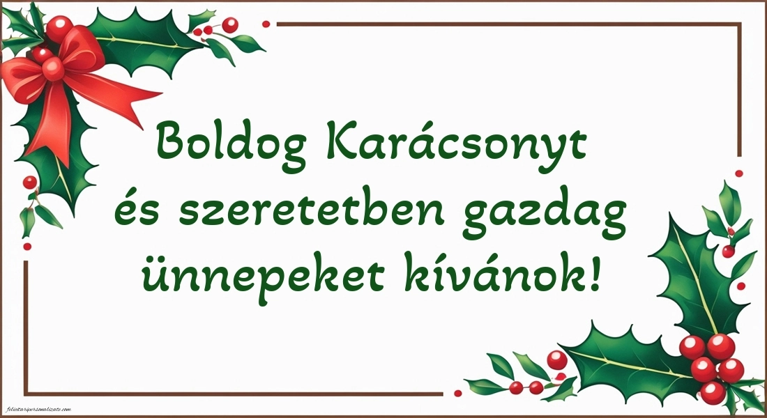 Imagini cu Felicitări de Crăciun în limba Maghiară: Aranjamente de Crăciun