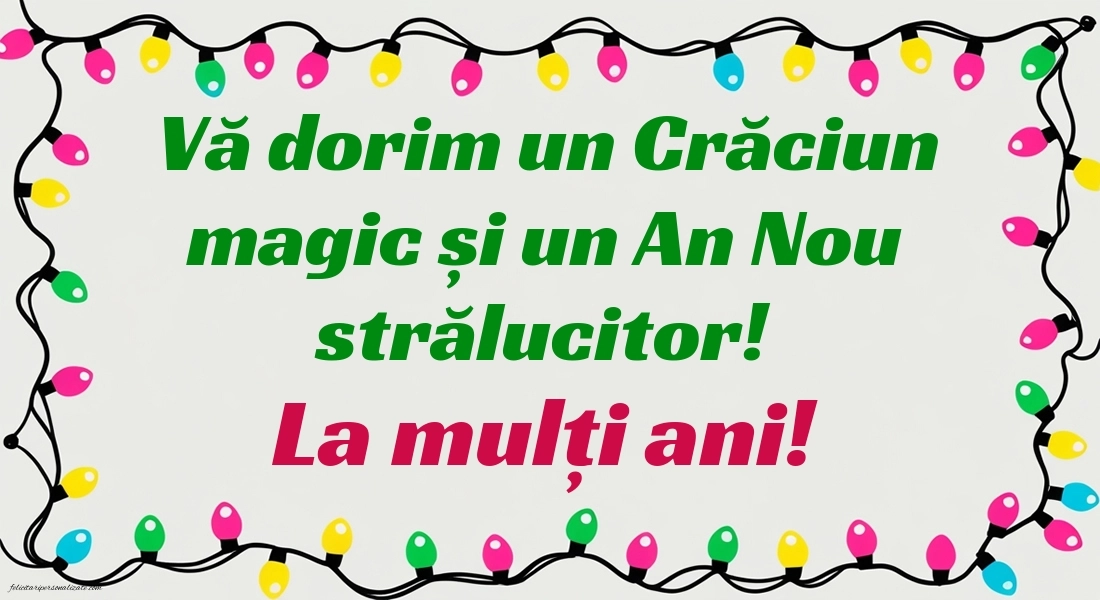 Felicitări Crăciun și Anul nou 2026: Aranjamente de Crăciun