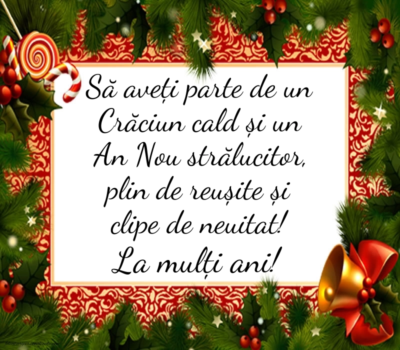 Imagini cu felicitări de Crăciun și Anul nou 2026: Decorațiuni de Crăciun