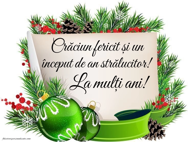 Felicitări Crăciun și Anul nou 2026: Aranjamente de Crăciun