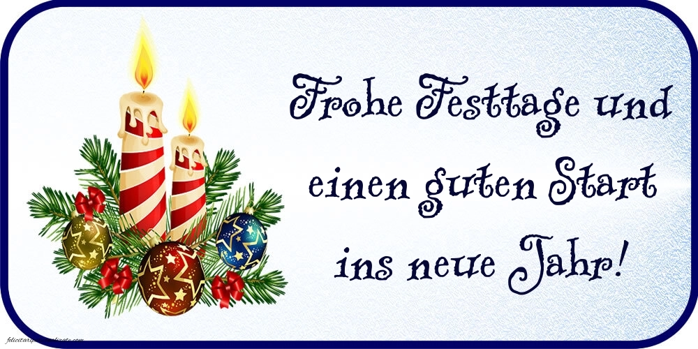 Imagini cu urări de Crăciun și Anul Nou în Germană: Aranjamente de Crăciun