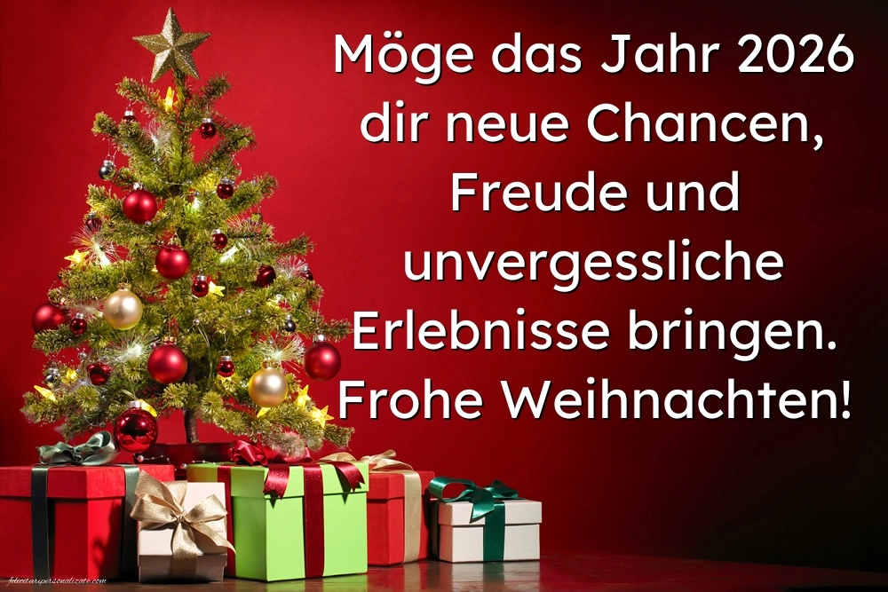 Imagini cu urări de Crăciun și Anul Nou în Germană: Aranjamente de Crăciun