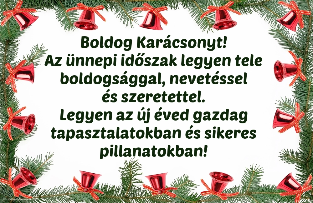 Imagini cu urări de Crăciun și Anul Nou în Maghiară: Decorațiuni de Crăciun
