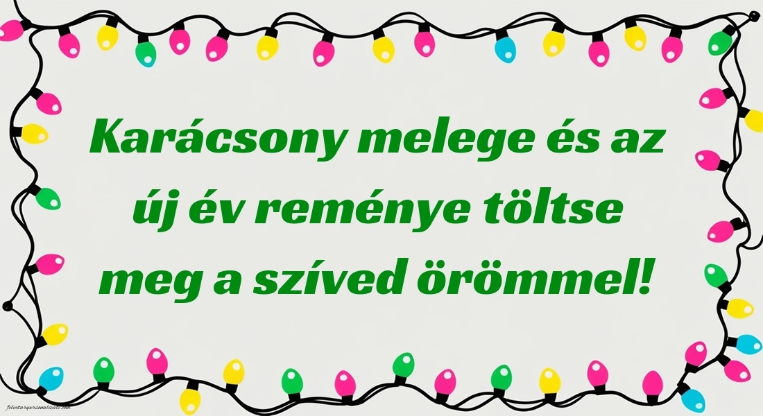 Imagini cu urări de Crăciun și Anul Nou în Maghiară: Aranjamente de Crăciun
