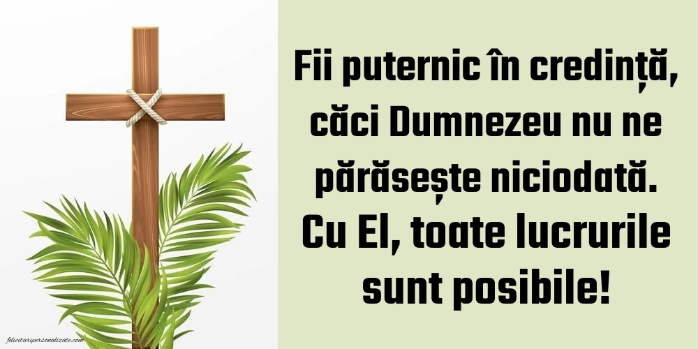 Imagini frumoase cu urări creștine și rugăciuni: Credință