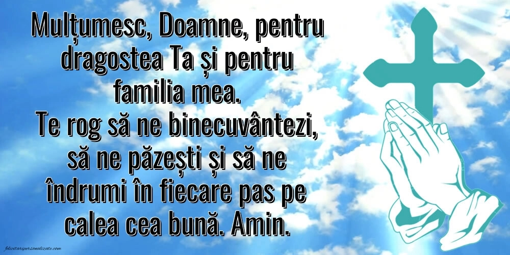 Mulțumesc, Doamne! - Imagini cu Mesaje Creștine: Credință