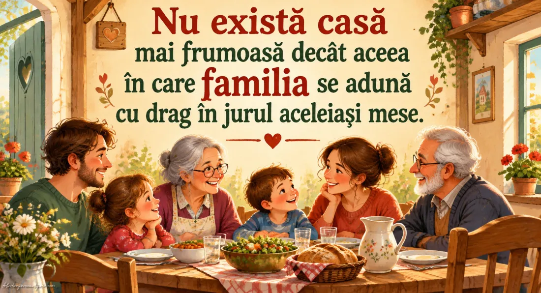 Imagini cu mesaje despre familie: 