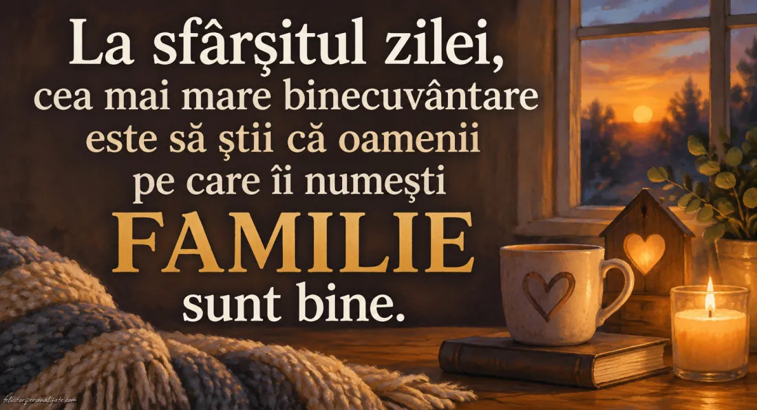 Imagini cu mesaje despre familie: 