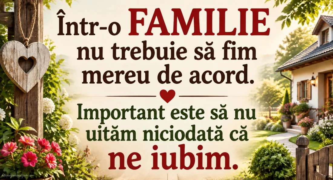 Imagini cu mesaje despre familie: 