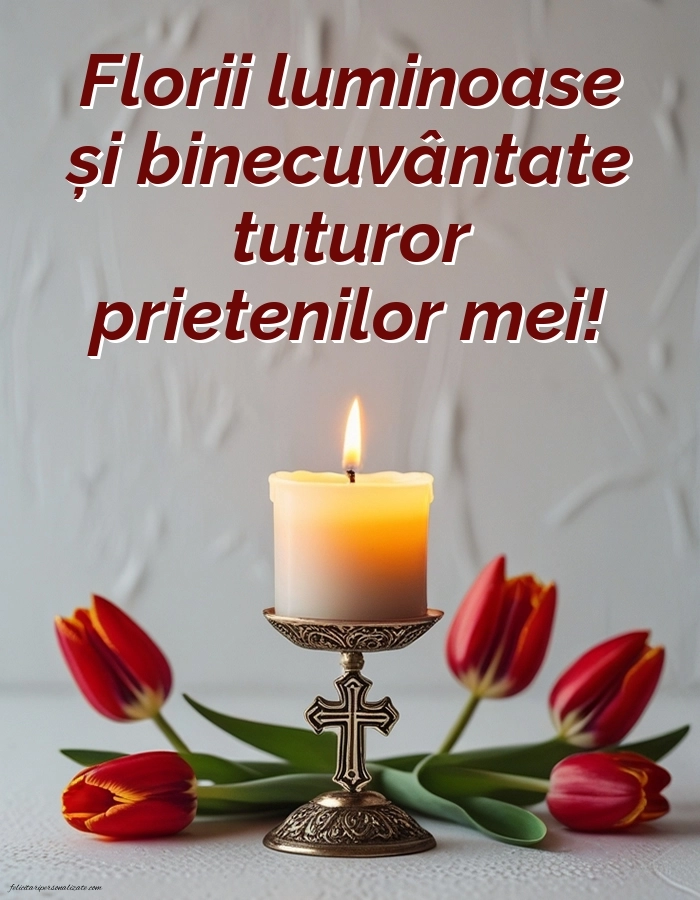 Imagini cu felicitări de Florii 2026: Credință