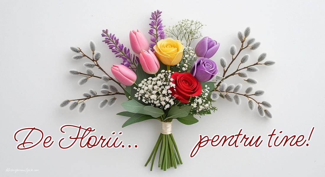 Imagini frumoase cu urări de Florii: Flori