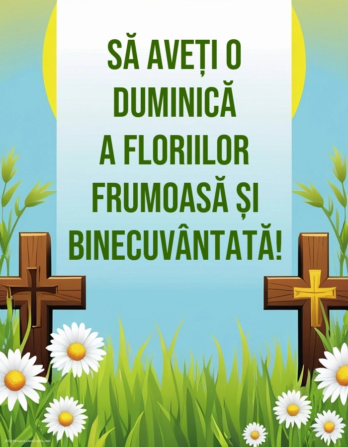 Imagini frumoase cu mesaje de Florii: Credință