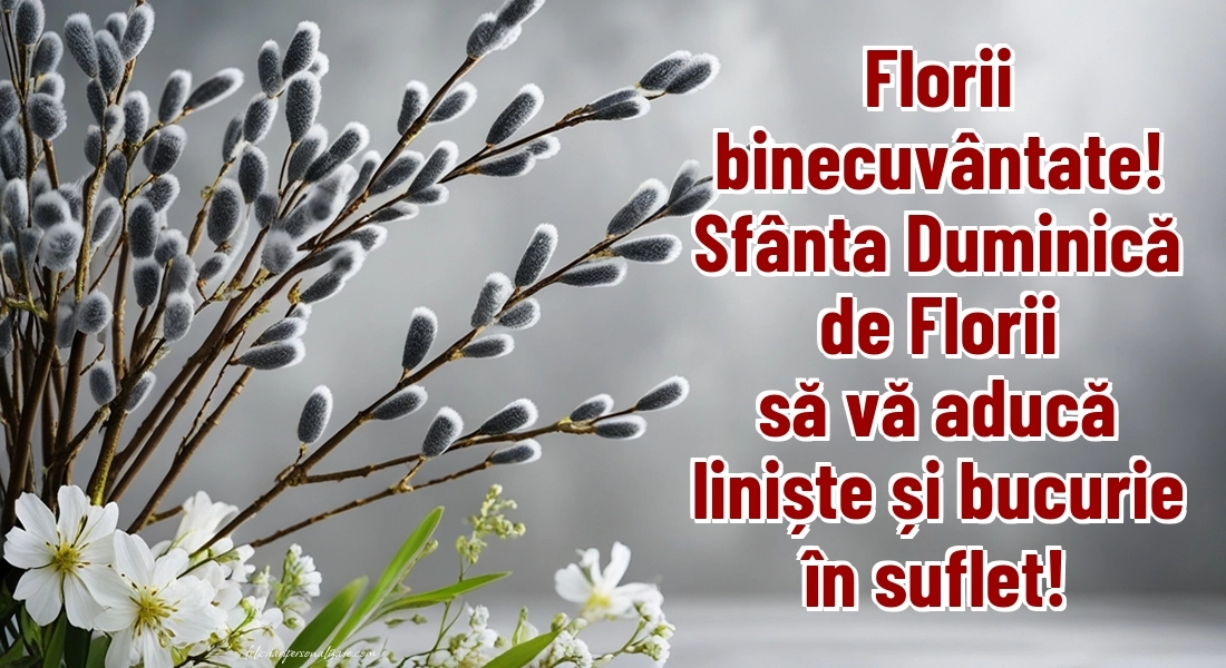 Felicitări de Florii: Imagini, Mesaje și Urări: Flori