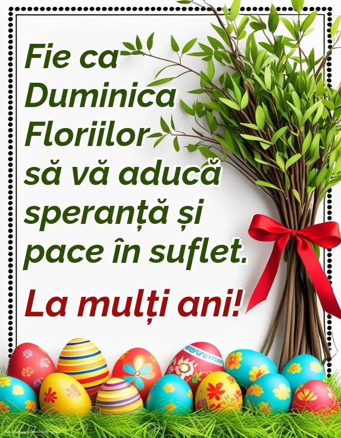 Poze cu urări de Florii 2026: Flori