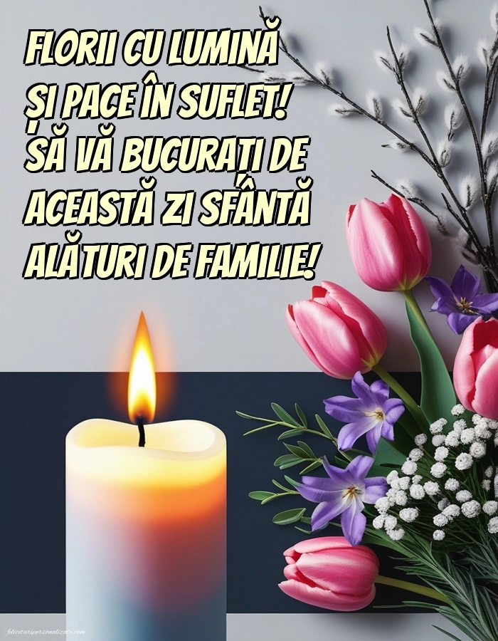 Felicitări de Florii: Imagini, Mesaje și Urări: Flori
