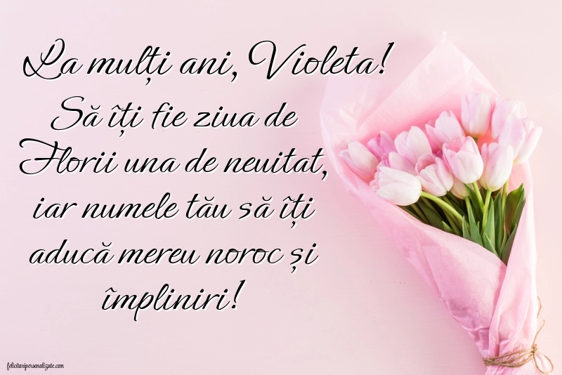 Felicitări cu urări de Florii: Flori