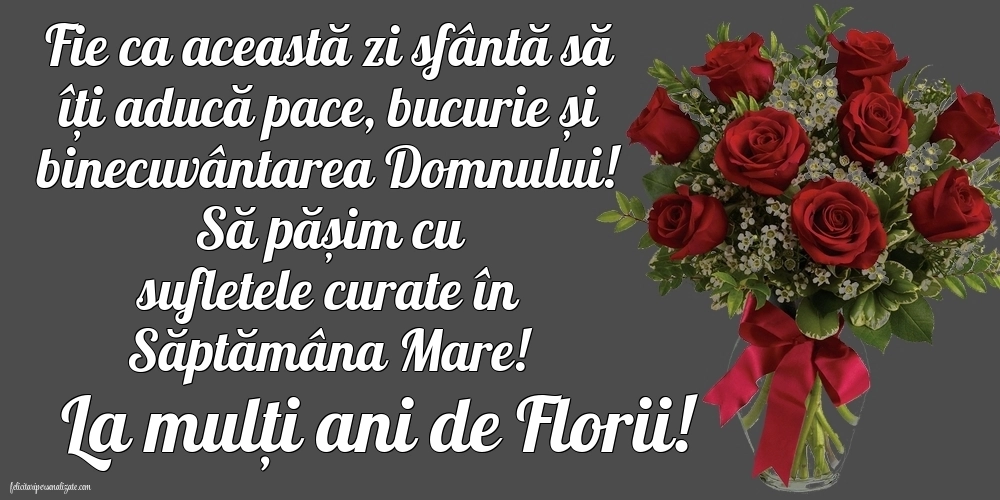 Imagini de Sărbătoarea Floriilor: Flori