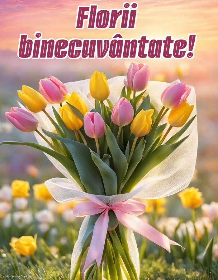 Imagini frumoase cu urări de Florii: Flori