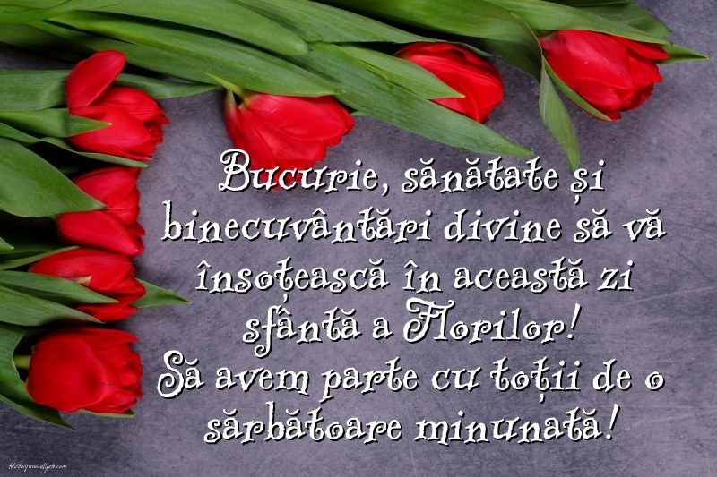 Imagini cu mesaje de Florii 2025: Flori