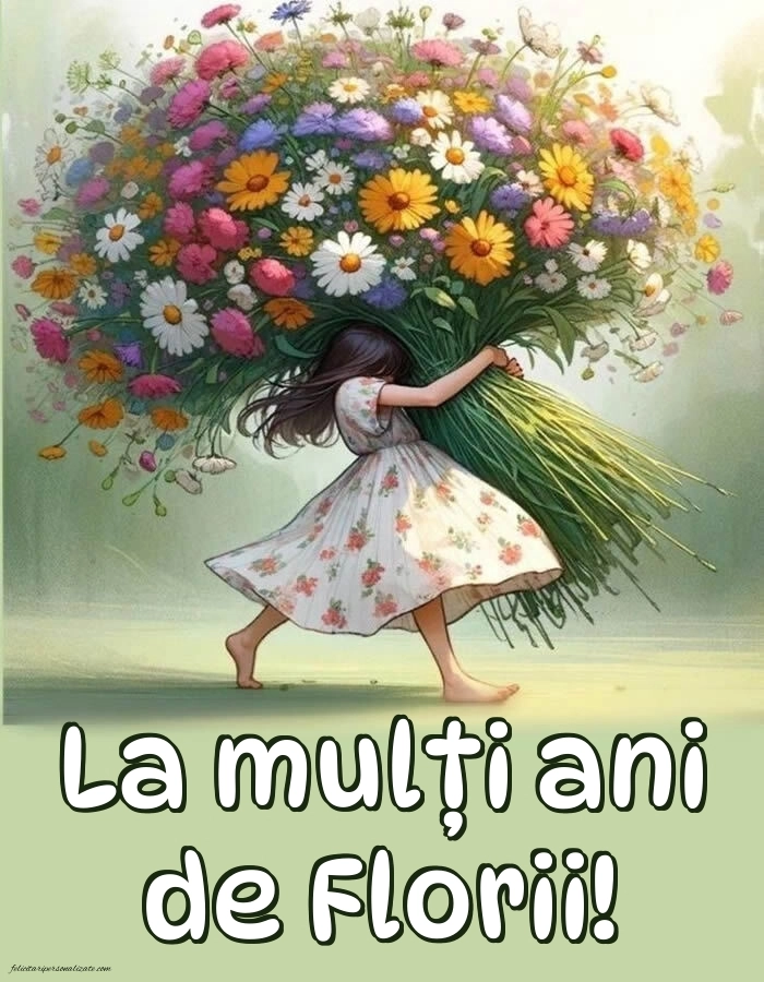 Felicitări de Florii pentru facebook: Flori