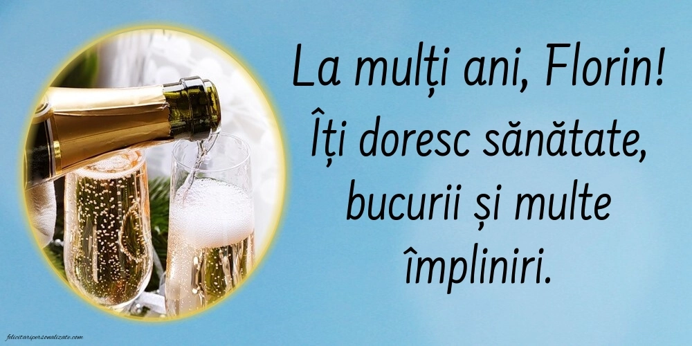 Imagini cu mesaje de Florii 2025: Șampanie