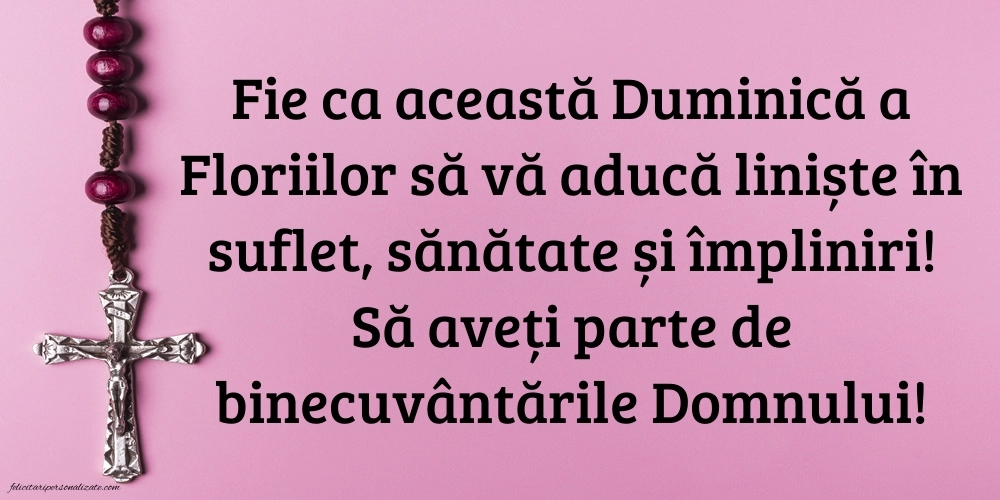 Imagini cu mesaje de Florii 2025: Credință