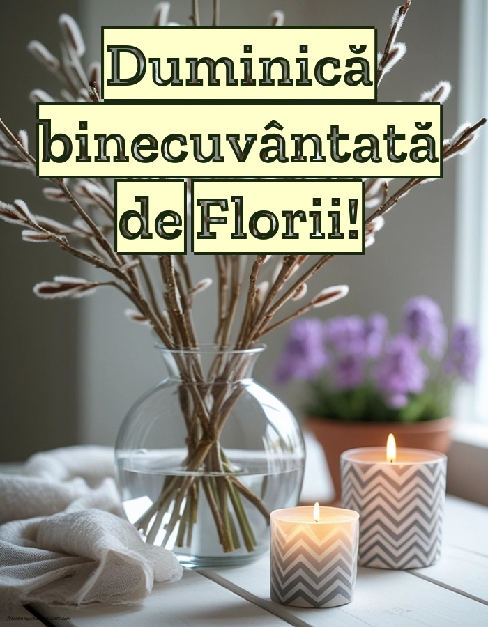 Poze cu urări de Florii 2026: Flori