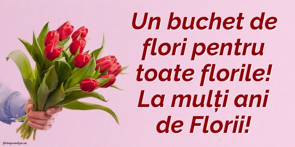 Imagini cu urări de LA MULȚI ANI de FLORII: Flori
