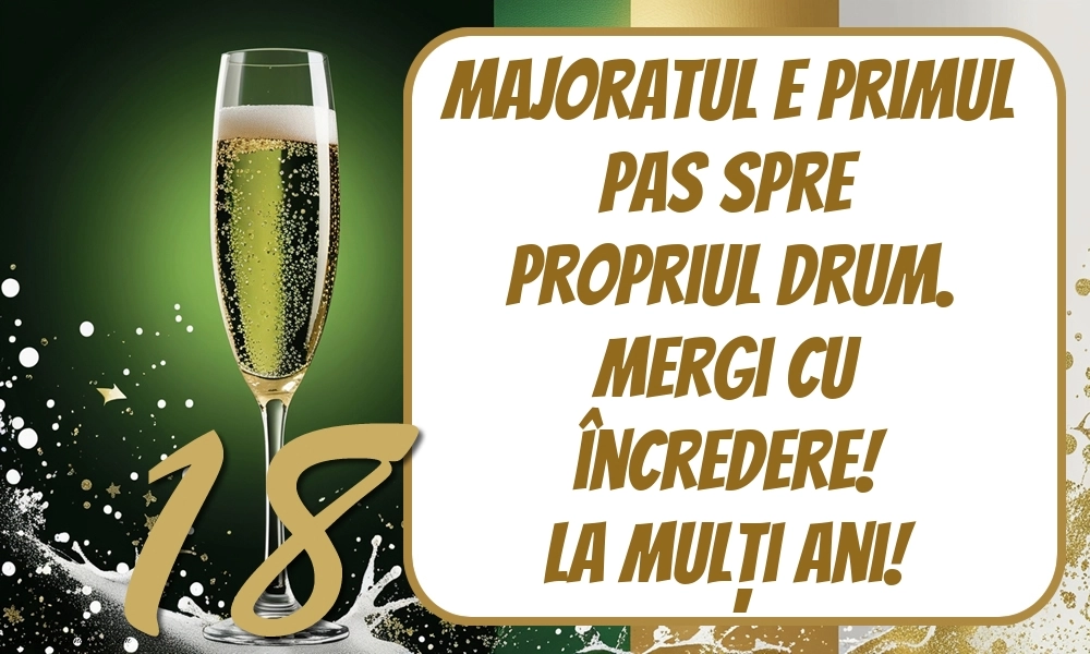 Cele mai frumoase imagini cu La Mulți Ani 18 ani: Șampanie