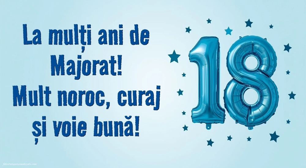 Cele mai frumoase imagini cu La Mulți Ani 18 ani: Baloane