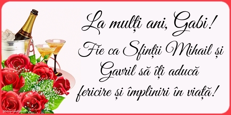 Imagini cu mesaje de Sfinții Mihail și Gavril - 8 Noiembrie 2025: Șampanie și flori