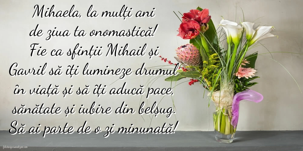 Cele mai frumoase imagini cu mesaje de Sfinții Mihail și Gavril pentru Facebook sau Whatsapp: Flori