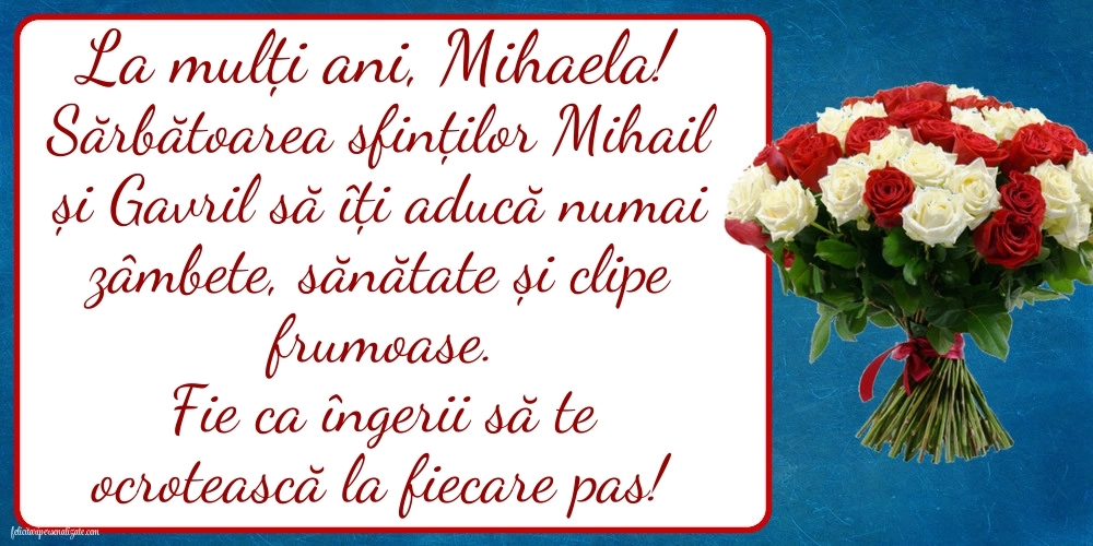 Imagini de la mulți ani de Sf. Mihail și Gavril: Flori