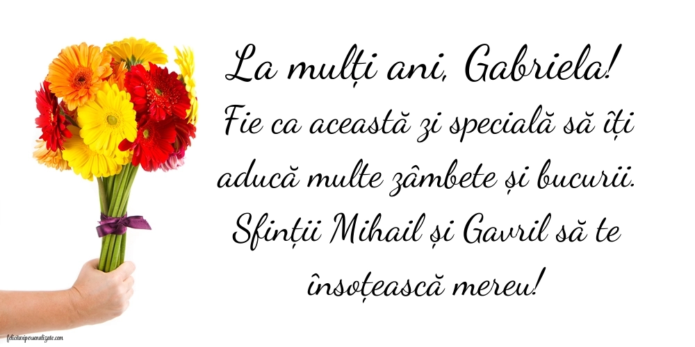 Imagini de la mulți ani de Sf. Mihail și Gavril: Flori