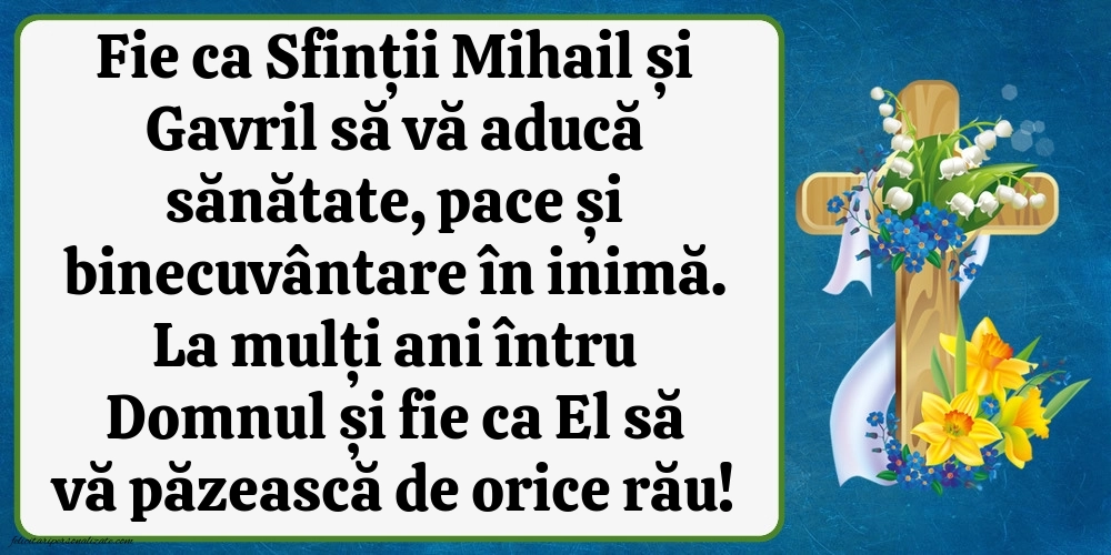 Imagini cu mesaje de Sfinții Mihail și Gavril - 8 Noiembrie 2025: Credință