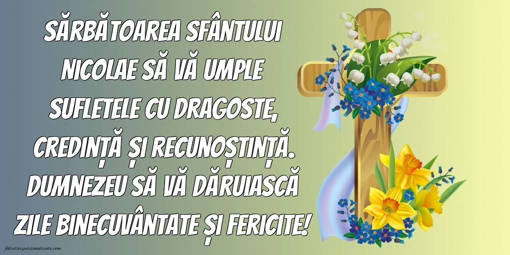 Imagini cu urări de La mulți ani Sfântul Nicolae 2025: Credință