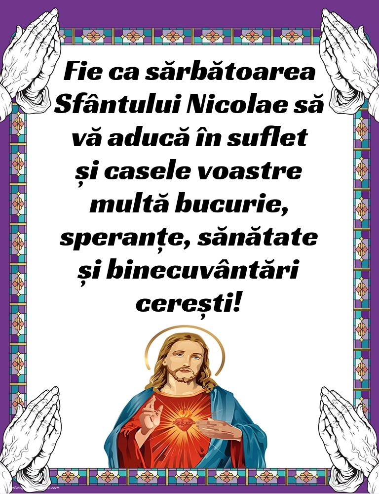 Imagini de la mulți ani de Sfântul Nicolae: Credință