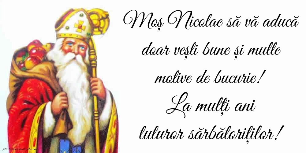 Imagini de la mulți ani de Sfântul Nicolae: Sf. Nicolae