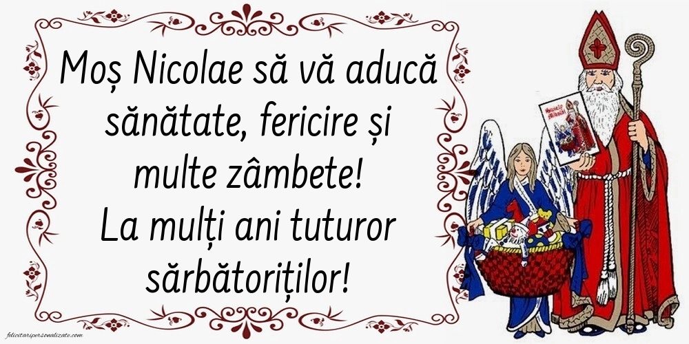Imagini cu urări de La mulți ani Sfântul Nicolae 2025: Sf. Nicolae